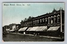 Albia IA-Iowa, Main Street View, Storefronts Shops, Vintage Postcard picture