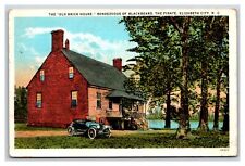 Old Brick House Elizabeth City North Carolina NC 1928 WB Postcard V9 picture