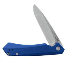 Case xx Knives Knizua 64660 Frame Lock S35VN Steel Blue Aluminum Pocket Knife picture