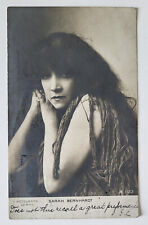 C 1906 RPPC ROTOGRAPH SARAH BERNHARDT HEADSHOT PORTRAIT ALPHONSE MUCHA MUSE EXC* picture