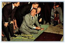 Footprint Ceremony Grauman's Chinese Theater Hollywood California CA Postcard picture
