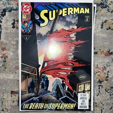 The Death of Superman 75 NM (DC Comics, January 1993) picture