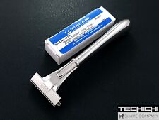 Schick Type L5 Paul Revere Silver Plated Vintage Injector Safety Razor picture