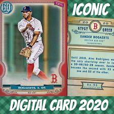 2020 Topps Colorful 20 Xander Bogaerts Gypsy Queen Red Base Iconic Digital Card picture
