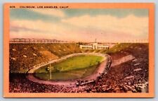 Postcard Coliseum Los Angeles California CA Unposted picture