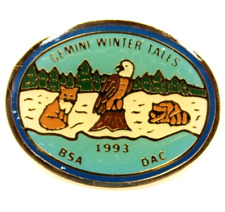 1993 Winter Tales Gemini District Detroit Area Council Hat Lapel Pin Michigan MI picture