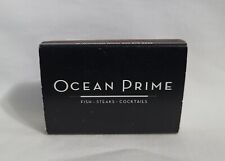 Vintage Ocean Prime Seafood Restaurant Matchbox Troy MI Advertising Matchbook picture