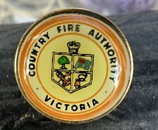 Vintage CFA COUNTRY FIRE AUTHORITY Australia Hat LAPEL PIN picture