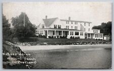 South Portland ME Postcard Willardhaven Hotel on Casco Bay Unposted Chrome picture