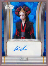 2024 Topps Chrome Star Wars Episode 1 Sapphire Cast Auto Keira Knightley as Sabe picture