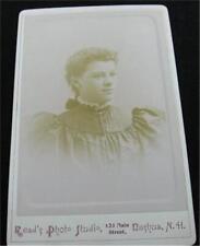 Read's Photo Studio Victorian Teenager Cabinet Card Late 1800s picture