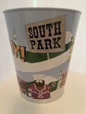 VTG South Park Metal Trash-Can 10x9-7” 2004 Chef Butters Cartman Timmy Very Rare picture