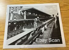 Vintage Photograph PTC Philadelphia Transportation Co. Work On Tracks 1967 8x10 picture