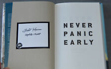Fred Haise Signed Book Never Panic Early Apollo 13 Astronaut Autograph NASA Moon picture