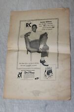 1955 JUNIOR GILLIAM BASEBALL DODGERS RC ROYAL CROWN COLA AD picture
