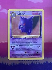 Pokemon Card Gengar Fossil 1st Edition Rare 20/62 Near Mint Condition picture