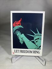 2001 Topps, Enduring Freedom Sticker, #9 Let Freedom Ring picture