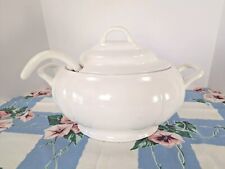 Vintage Totally Today Large White Soup Tureen With Ladle picture