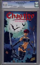 CHASTITY: LUST FOR LIFE #1 - CGC 9.0 - DAN PANOSIAN DYNAMIC FORCES VARIANT picture
