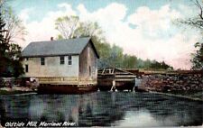 Postcard Old Tide Mill Merrimac River Merrimac MA Massachusetts c.1901-1907 M294 picture