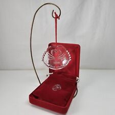 Waterford Crystal The Wedding Collection 1999 Our First Christmas Ornament w/box picture