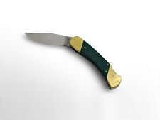 Vintage Colonial Prov Knife Green Gold picture