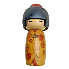 By Fumio Tomidokoro Japanese wooden kokeshi doll H20cm(7.8