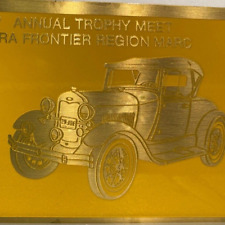 1978 Ford Model A Restorers Club Antique Car Auto Show Niagara Frontier NY Plate picture