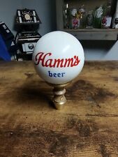 Vintage Iconic Hamm's Draught Beer Pull Tap Handle Ball Globe picture
