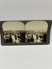 Antique WWI Photo Keystone View Mass In Trench Allied Western Front V18849 picture