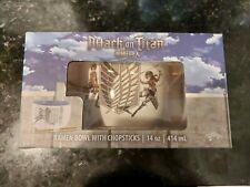 Attack On Titan Ramen Bowl With Chopsticks picture