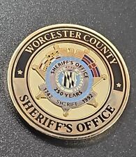 Worcester County Sheriff's Office Maryland Challenge Coin picture