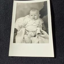 RPPC Of Cute Little Baby Boy Real Photo Postcard Vintage picture