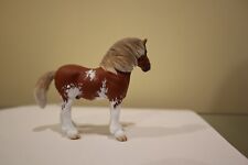 Custom Breyer SM Draft horse model to Flashy Chestnut Sabino w/ New mane & tail picture