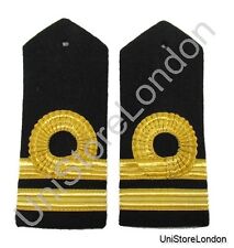 Epaulette Curved hard  1 Curl, 1 Bar Gold, Navel Lieutenant R175 picture