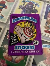 1987 Garbage Pail Kids Original Rare 7th Series 7 Wax Pack picture