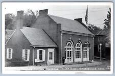 RPPC GREENEVILLE TENNESSEE ANDREW JOHNSON'S TAILOR SHOP*CLINE PHOTO POSTCARD picture