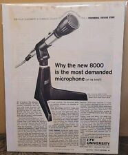 VTG 1964 Magazine Ad 8000 Microphone by LTV-Recording Studio-Oklahoma City8
