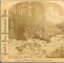 MINNESOTA, Lester River, 1870's--Caswell & Davy Stereoview F19 picture