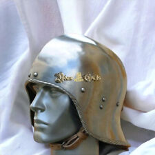 Medieval Open German Sallet Helmet Reenactment Best Costume Item picture