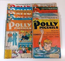 Polly Pigtails, the Magazine for Girls, Vtg 1948, Lot of 12 picture