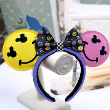 US Disney Parks Loungefly Y2K Mickey & Minnie Mouse Ears Headband 2024 picture