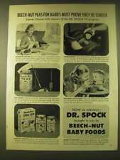 1956 Beech-Nut Baby Foods Ad - Beech-Nut peas for babies most prove picture