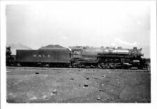 May 1940 Train Yard Engine #6418 Brewster, Ohio W&LE Vtg Photo 3.25