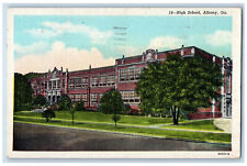 1957 High School Building Albany Georgia GA Vintage Posted Postcard picture