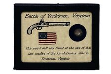 Revolutionary War Pistol Ball from Yorktown, Virginia with Display Case & COA picture