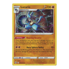 Lucario 079/172 Holo Rare Brilliant Stars Pokemon Cards TCG Pack Fresh Mint picture