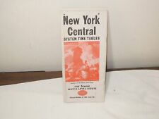 New York Central RR Vintage November 10,  1946 Railroad System Time Tables picture