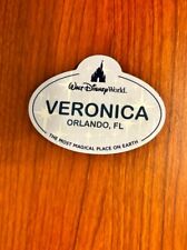 WDW Walt Disney World 50th Anniversary Cast Name Tag VERONICA picture