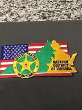 US MARSHAL  EASTERN DISTRICT OF VIRGINIA 4” NEW picture